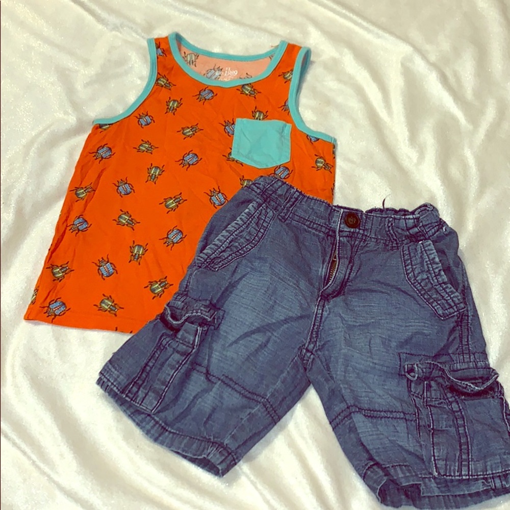 Tank and shorts set for 5t boys